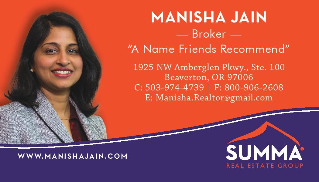 Contact Bethany Real Estate Expert, Manisha Jain